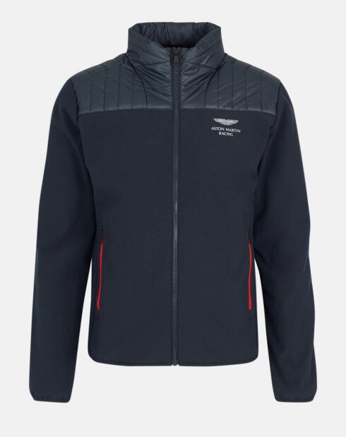 Blouson Soft Shell Aston Martin Racing bleu marine