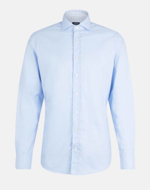 Chemise Slim Fit Oposit Arabesk bleu clair