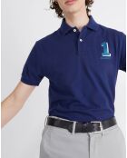 Polo Regular Fit Numéro 1 bleu marine