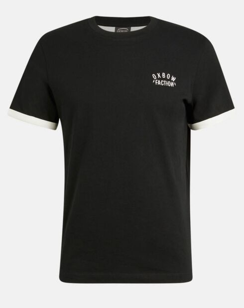 T-Shirt Trophy manches roll up noir