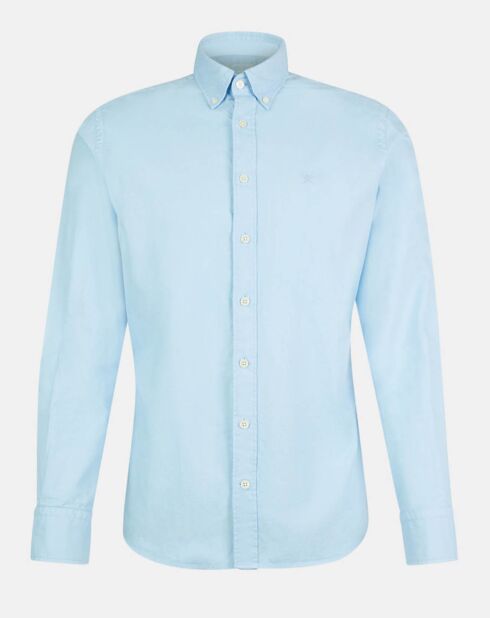 Chemise Slim Fit Oxford bleu clair