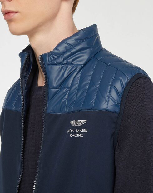 Doudoune sans manches Soft Shell Aston Martin Racing bleu marine