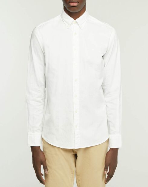 Chemise Slim Fit Oxford blanche