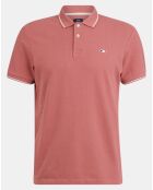 Polo ajusté Nomad piqué terre brûlée
