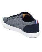 Baskets en Toile & Velours de Cuir Verdon Classic bleues