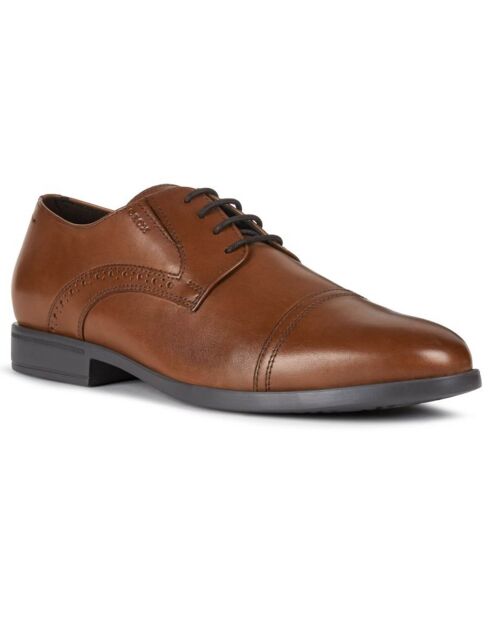 Derbies en Cuir Domenico cognac