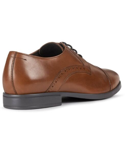Derbies en Cuir Domenico cognac