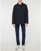 Veste matelassée classique imperméable bleu marine