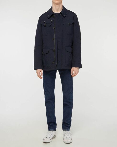 Veste matelassée classique imperméable bleu marine