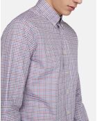 Chemise Slim Fit Vichy multicolore