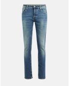 Jean droit Worn Comfor bleu