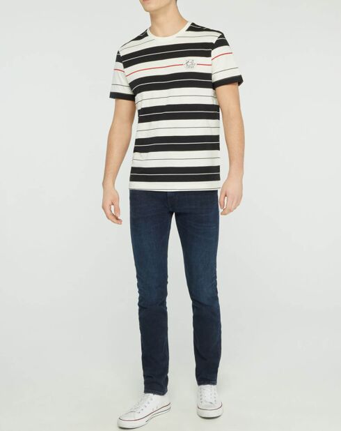 Zwart/wit gestreept Treaty T-shirt