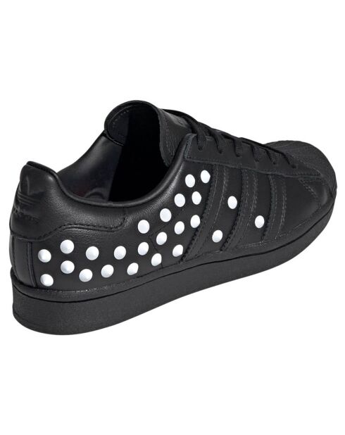 Baskets en Cuir Superstar noires