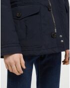 Veste matelassée classique imperméable bleu marine