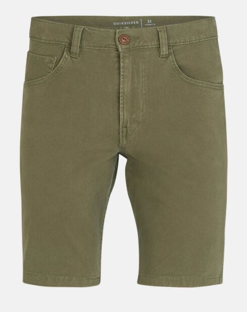 Short 5Poches Straight kaki