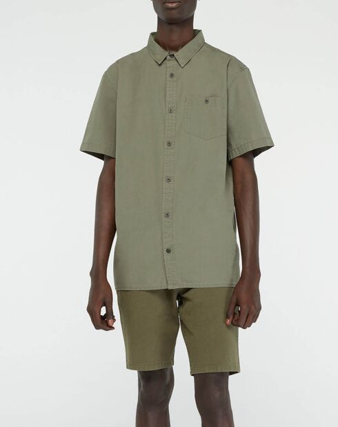 Chemise droite  Taxer kaki