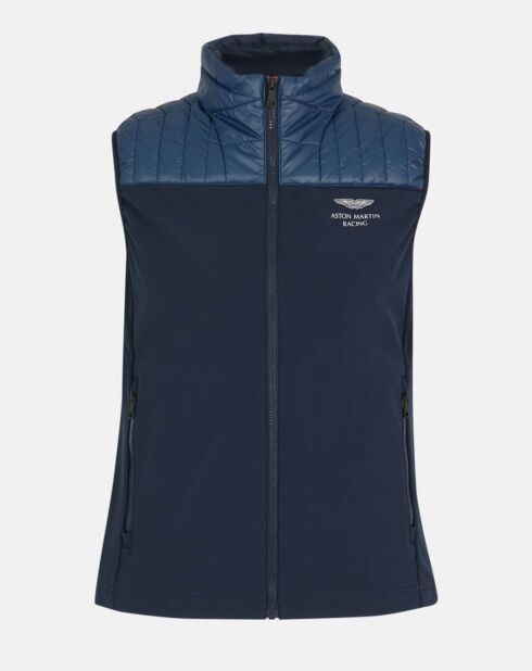 Doudoune sans manches Soft Shell Aston Martin Racing bleu marine