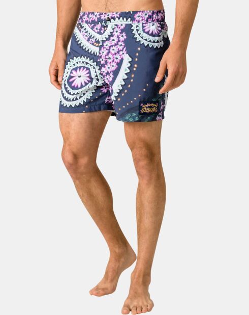 Bañador estampado azul marino Starwatch