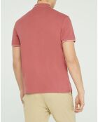 Polo ajusté Nomad piqué terre brûlée