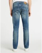 Jean droit Worn Comfor bleu