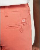 Short chino Onagh rouge clair