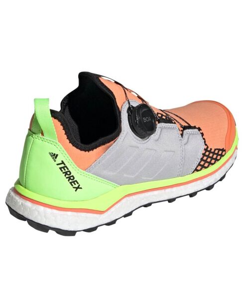 Baskets running Terrex Agravic B orange/jaune/gris