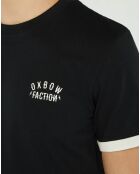 T-Shirt Trophy manches roll up noir