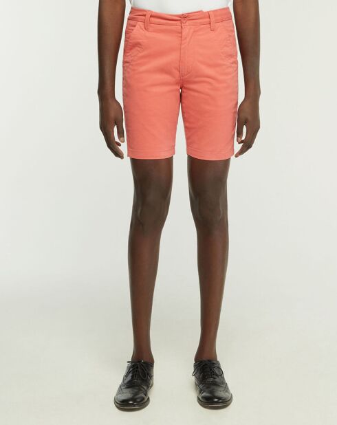 Short chino Onagh rouge clair