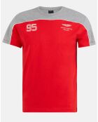 T-Shirt Poit 95 Aston Martin Racing gris/rouge