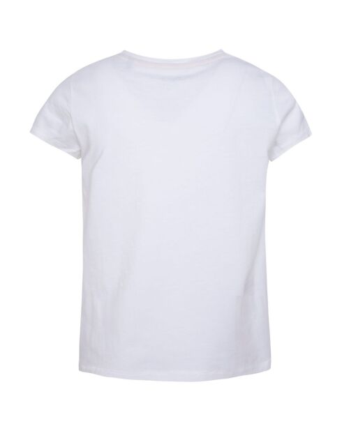 T-Shirt Drapeau Wax Ivy blanc