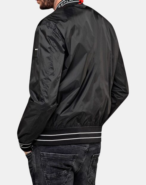 Blouson ajusté noir