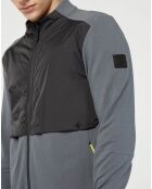 Veste de survêtement zippée Amr Pro Down gris/noir