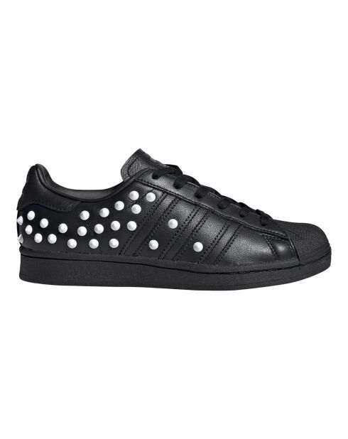 Baskets en Cuir Superstar noires