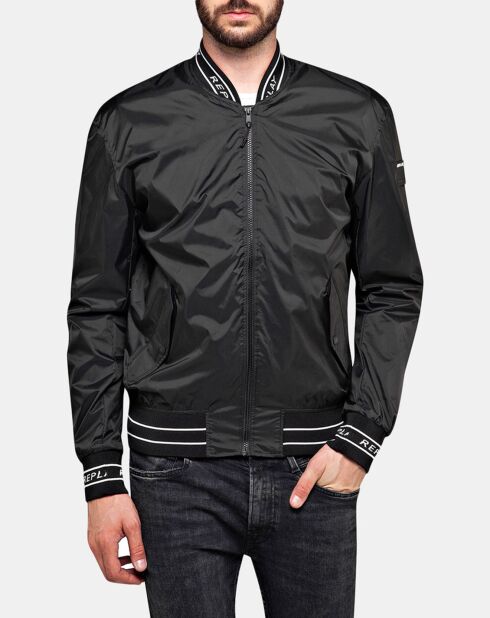 Blouson ajusté noir