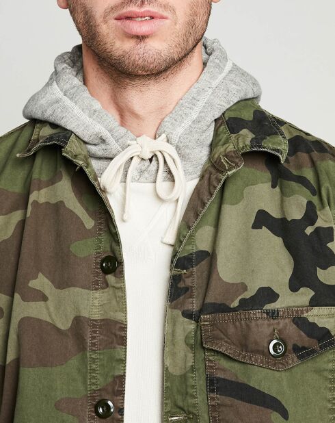 Veste Jim camouflage kaki