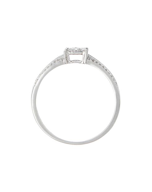 Bague Mon bonheur Diamants 0.15 ct Or Blanc
