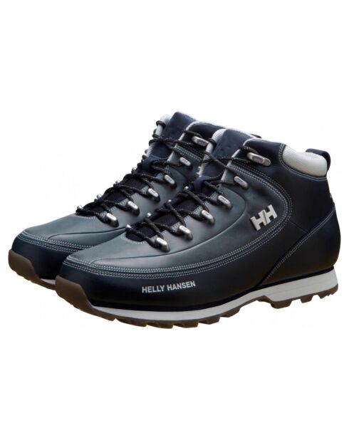 Boots en Cuir The Forester bleu marine