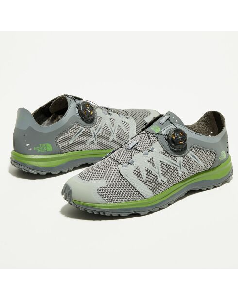 Sneakers trekking Litewave Flow Boa gris/vert