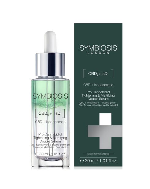 Cannabidiol Doppelserum mit straffender und mattierender Wirkung - 30 ml
