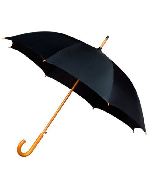 Schwarzer Schirm mit automatischer Öffnung