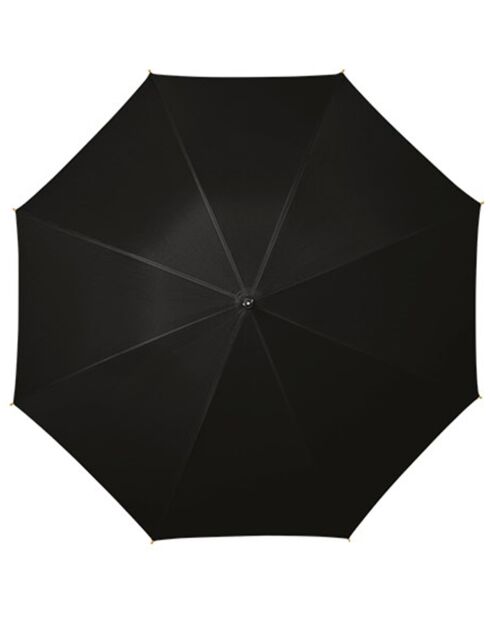 Schwarzer Schirm mit automatischer Öffnung