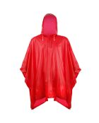 Cape de pluie Adulte rouge