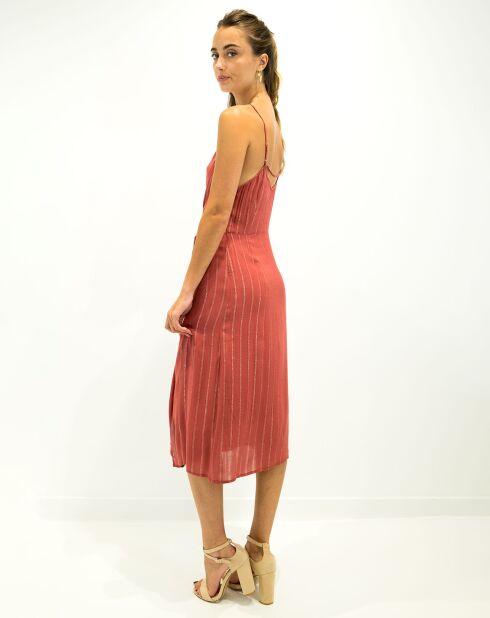 Robe Alia rouge brique