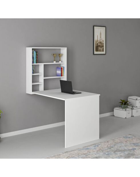 Bureau Sedir blanc - 59x154.2x90 cm