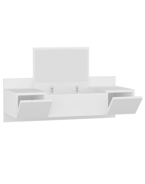 Coiffeuse Zakkum blanche - 100x33x39.1 cm