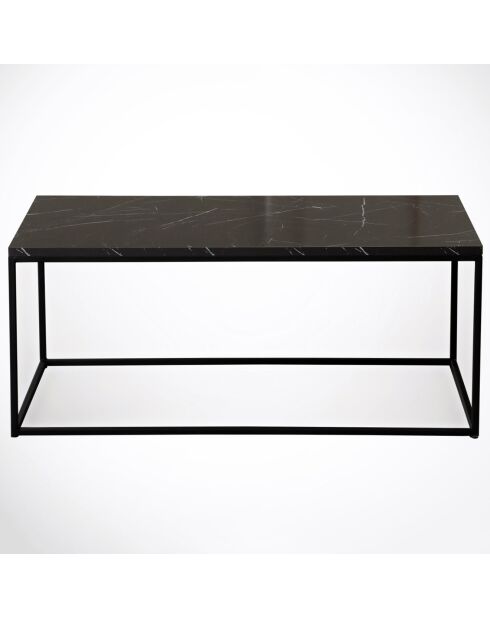 Table basse Cosco  noir/blanc - 95x43x55 cm