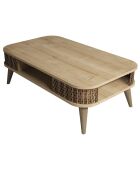 Table basse Eylul  chêne - 105x60x35 cm