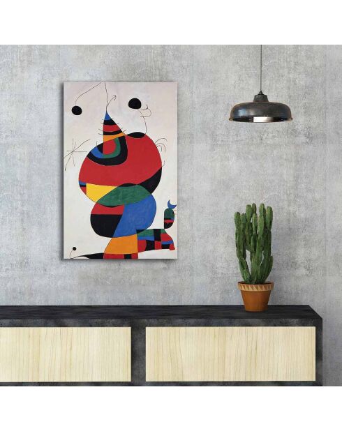 Tableau reproduction Pablo Picasso multicolore - 45x70 cm