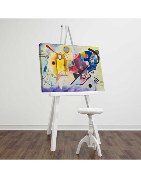 Tableau reproduction Kandinsky multicolore - 45x70 cm