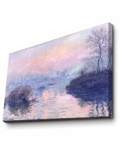 Tableau reproduction Claude Monet multicolore - 70x100 cm